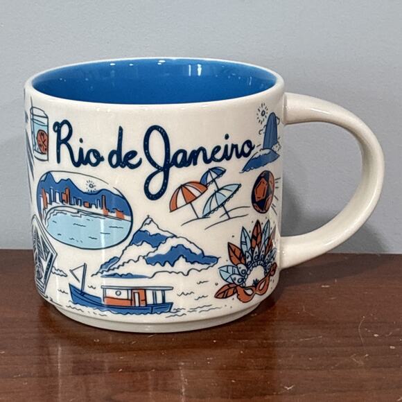 Starbucks Other - Starbucks Coffee "Been There Series" Rio De Janeiro Brazil Coffee Cup Mug (14oz)